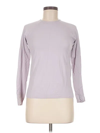 Pre-owned Athleta Fleece Jacket In Purple