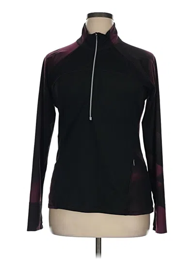 Pre-owned Athleta Fleece Jacket In Purple