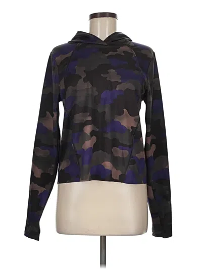 Pre-owned Athleta Fleece Jacket In Purple