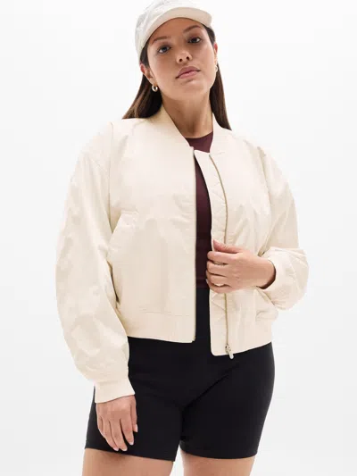 Athleta Flex Bomber In Brown