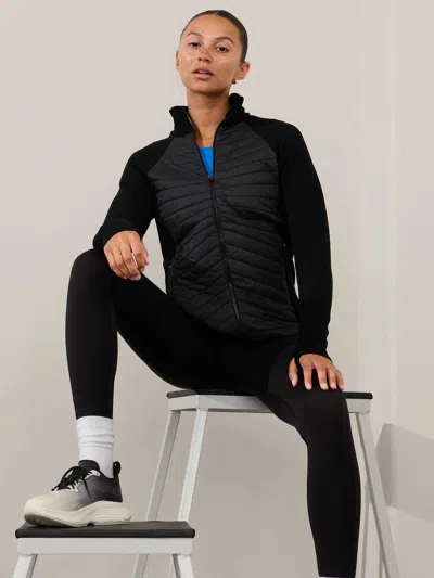 Athleta Flurry Force Insulated Primaloft Jacket In Black