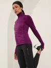 Athleta Flurry Force Insulated Primaloft Jacket In Wild Plum