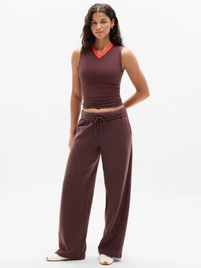 Athleta Forever Fleece Classic Wide Leg In Nocturnal