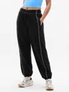 Athleta Forever Fleece High Rise Jogger In Black