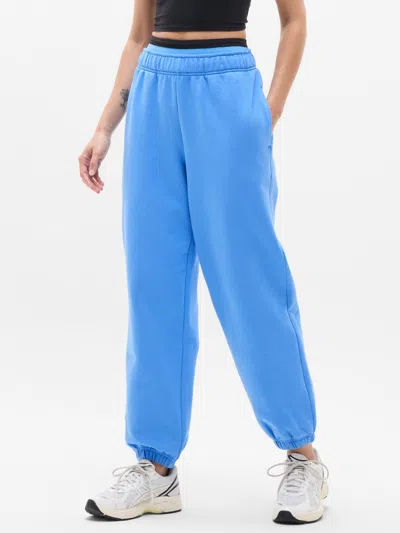 Athleta Forever Fleece High Rise Jogger In Blue
