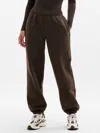 Athleta Forever Fleece High Rise Jogger In Brown