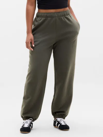 Athleta Forever Fleece High Rise Jogger In Green