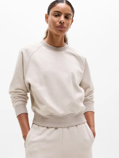 Athleta Forever Fleece Relaxed Crew Sweatshirt