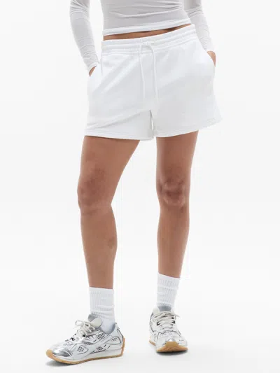 Athleta Forever Fleece Short In White