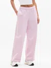 Athleta Forever Fleece Wide Leg In Pink