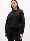 Athleta Form Knit Crew Sweatshirt In Black