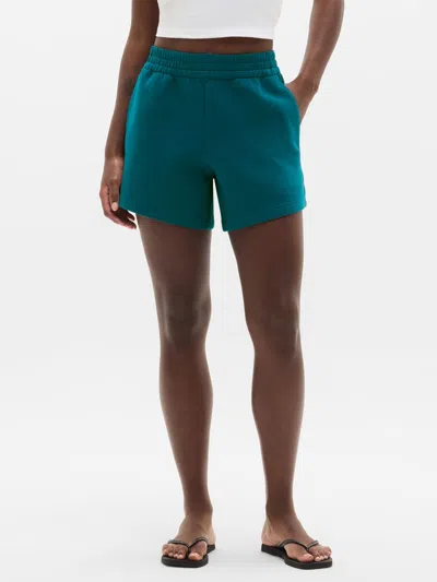 Athleta Form Knit Mid Rise 6" Short In Blue