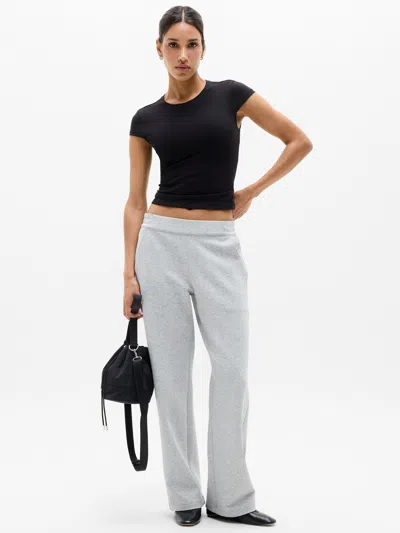 Athleta Form Knit Mid Rise Straight Pant In Grey