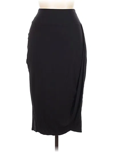 Pre-owned Athleta Formal Skirt In Black