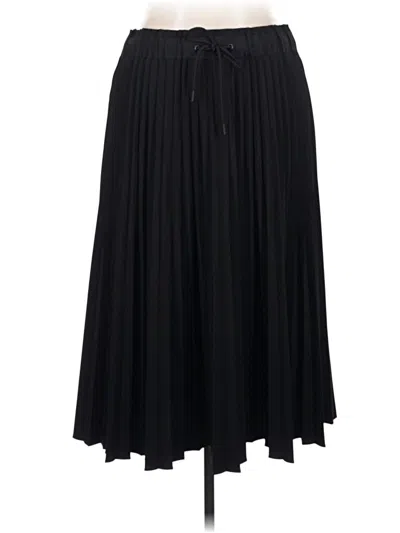 Pre-owned Athleta Formal Skirt In Black