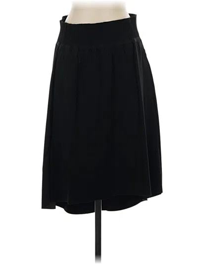 Pre-owned Athleta Formal Skirt In Black
