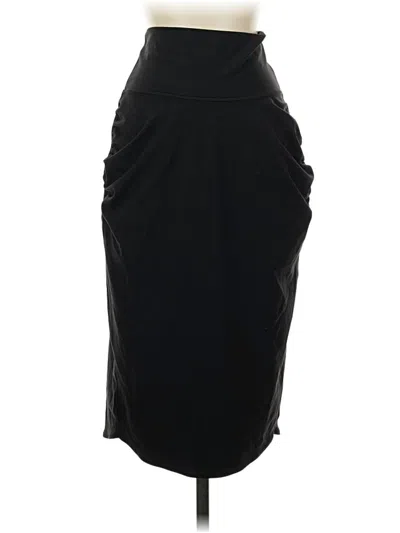 Pre-owned Athleta Formal Skirt In Black