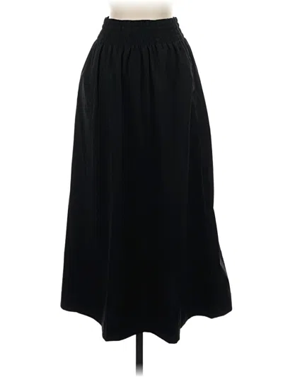Pre-owned Athleta Formal Skirt In Black
