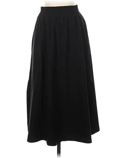 Pre-owned Athleta Formal Skirt In Black