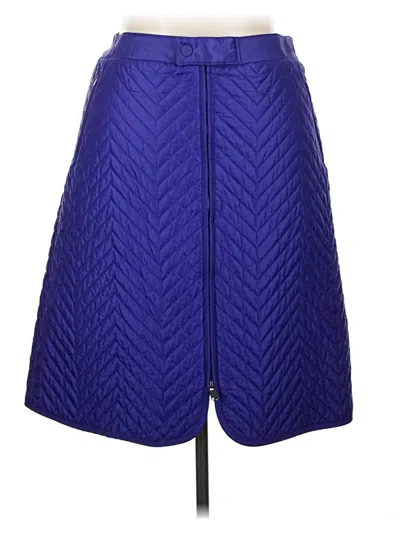 Pre-owned Athleta Formal Skirt In Blue