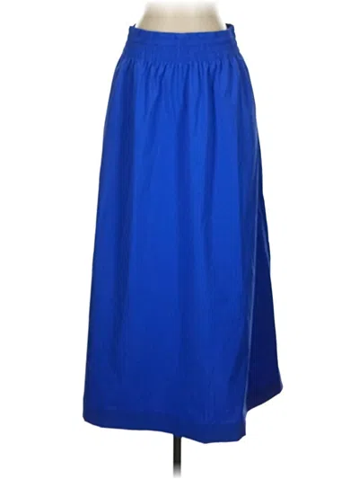 Pre-owned Athleta Formal Skirt In Blue