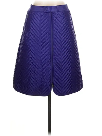 Pre-owned Athleta Formal Skirt In Blue
