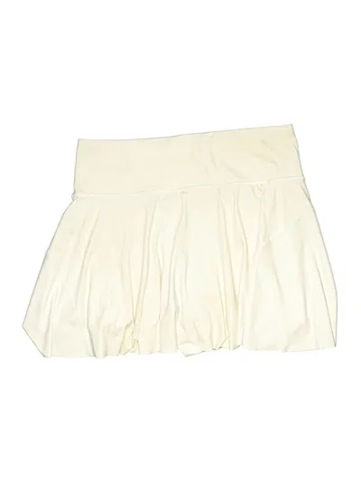 Pre-owned Athleta Formal Skirt In Ivory