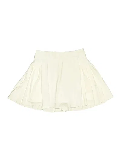 Pre-owned Athleta Formal Skirt In Ivory