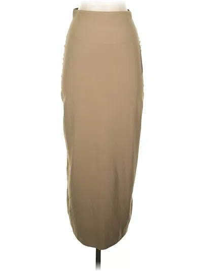 Pre-owned Athleta Formal Skirt In Tan