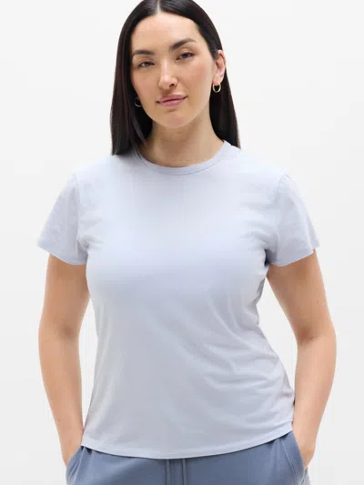 Athleta Foundation Slim Tee In Blue