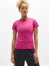 Athleta Foundation Tee In Purple