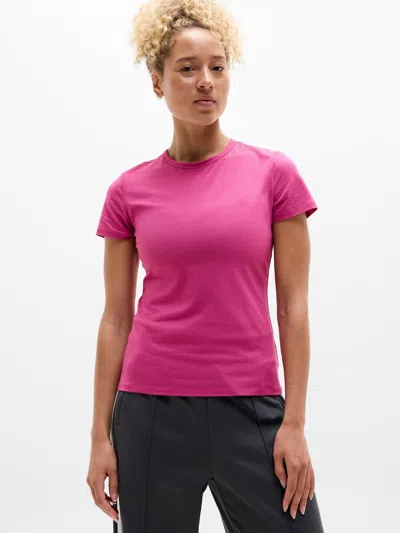 Athleta Foundation Tee In Purple