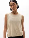 Athleta Getaway Linen Blend Muscle Tank