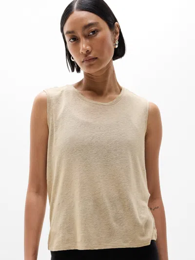 Athleta Getaway Linen Blend Muscle Tank
