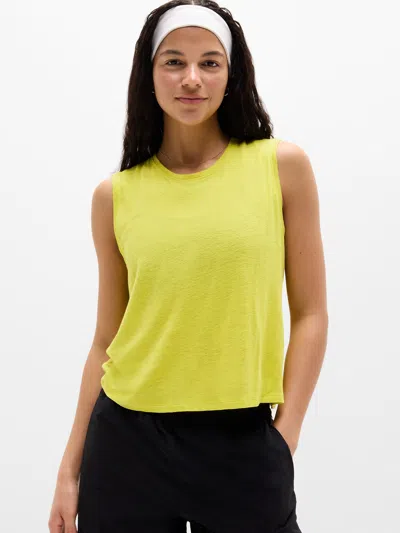 Athleta Getaway Linen Blend Muscle Tank