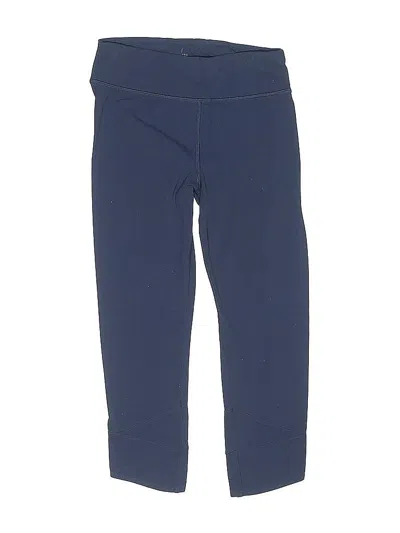 Pre-owned Athleta Girl Kids' Active Pants In Blue