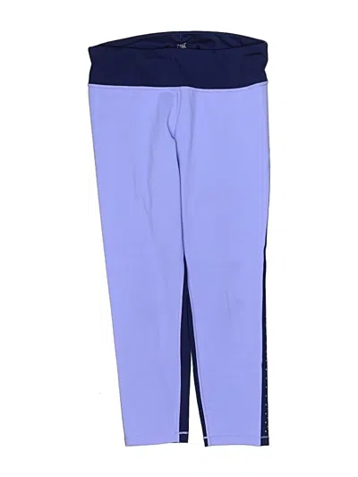 Pre-owned Athleta Girl Kids' Active Pants In Blue