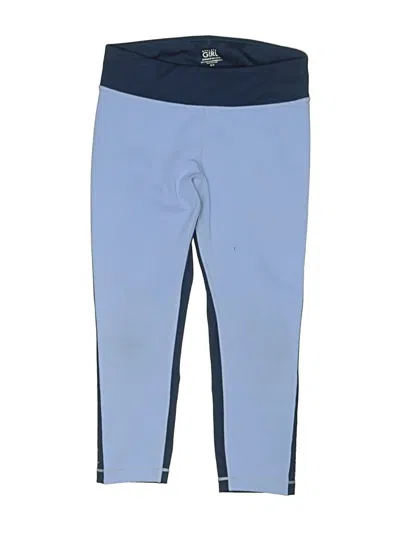 Pre-owned Athleta Girl Kids' Active Pants In Blue