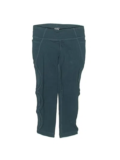 Pre-owned Athleta Girl Kids' Active Pants In Blue