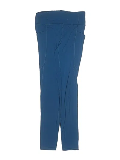 Pre-owned Athleta Girl Kids' Active Pants In Blue