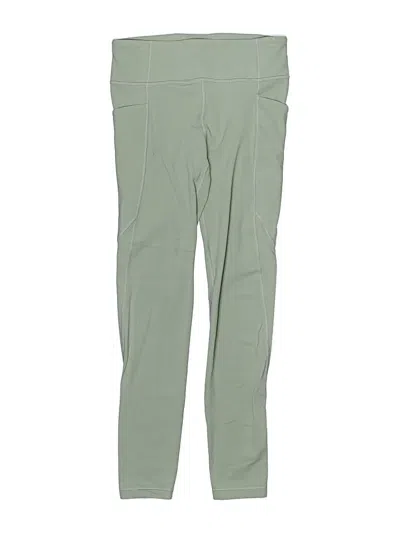 Pre-owned Athleta Girl Kids' Active Pants In Green