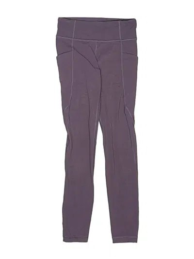 Pre-owned Athleta Girl Kids' Active Pants In Purple