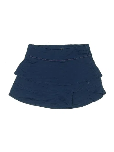 Pre-owned Athleta Girl Kids' Active Skirt In Blue