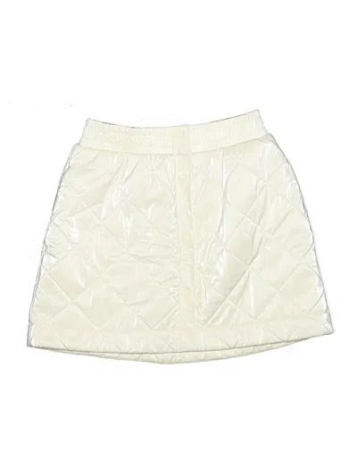 Pre-owned Athleta Girl Kids' Active Skirt In Ivory