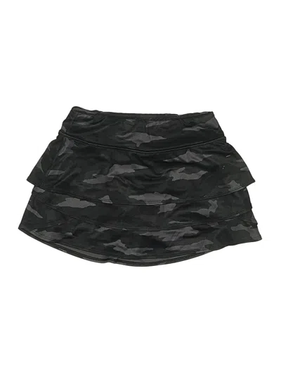 Pre-owned Athleta Girl Kids' Active Skort In Black