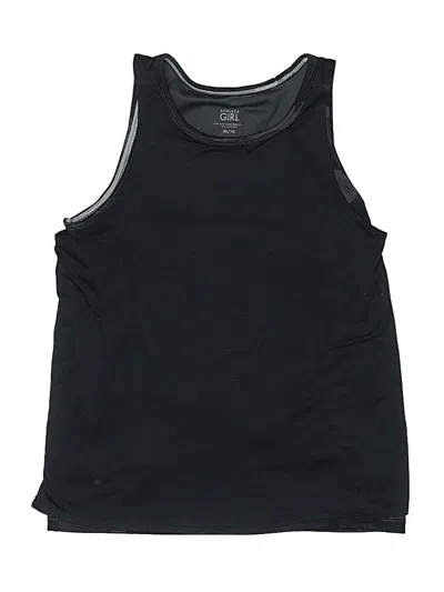 Pre-owned Athleta Girl Kids' Active Tank Top In Black