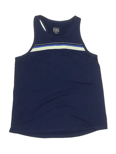 Pre-owned Athleta Girl Kids' Active Tank Top In Blue