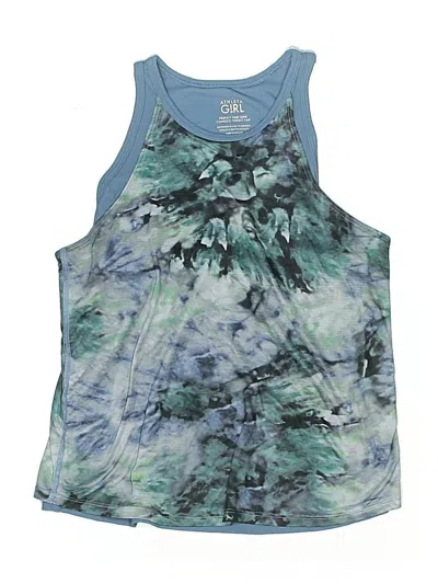 Pre-owned Athleta Girl Kids' Active Tank Top In Blue