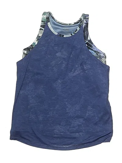 Pre-owned Athleta Girl Kids' Active Tank Top In Blue