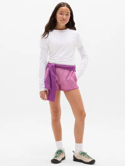 Athleta Kids'  Girl All Day 2" Short In Azalea Dye Effect